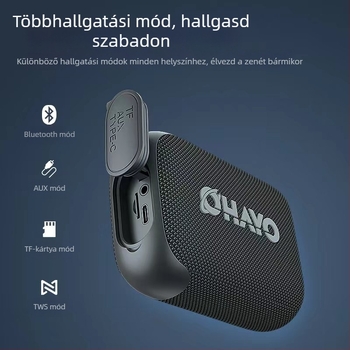 Reden S5 Mini Bluetooth Hangszóró, IPX7 vízálló, Kimeneti teljesítmény 10-20W, Bluetooth 5.3, Beépített akkumulátor 2000-4000mAh, 8 órás üzemidő