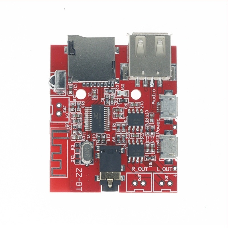 Bluetooth MP3 audio vevőpanel DIY autóhifihez – hangfalakhoz készült erősítőpanel, Bluetooth 4.1 dekódoló modul
