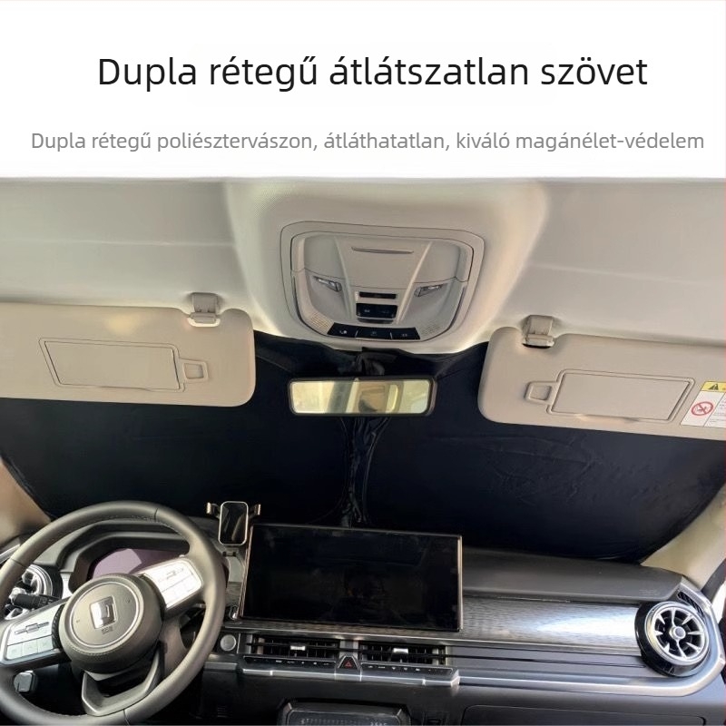 Great Wall Tank 300/400 autóablak árnyékoló függöny – textil anyag, Snap-In szerelés, eredeti stílus