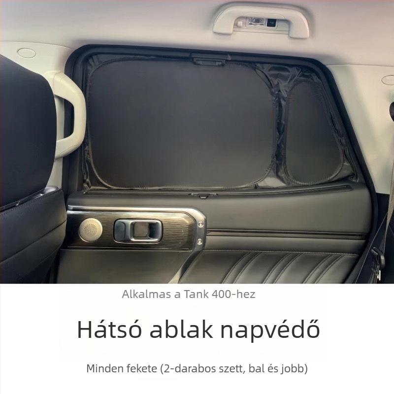 Great Wall Tank 300/400 autóablak árnyékoló függöny – textil anyag, Snap-In szerelés, eredeti stílus