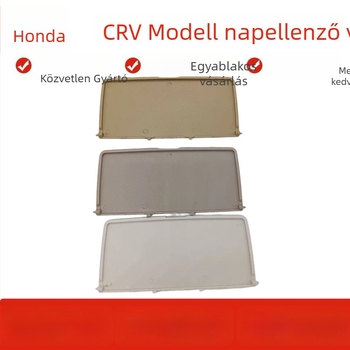 Honda CR-V napellenző smink tükör fedél, PVC, beépített rögzítés