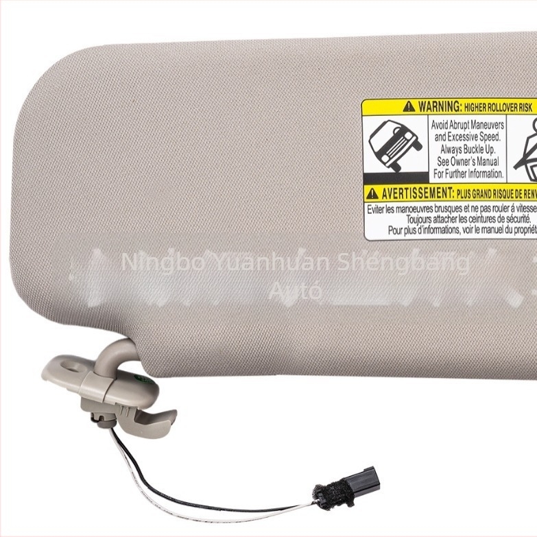 CX9 napellenző fényekkel — flanel anyag, beépített szerelés, logónyomás elérhető, egyszínű minimalist stílus