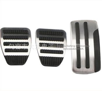 OEM rozsdamentes acél fék- és gázpedálok Nissan Qashqai (2008-2016), Teana és X-Trail (Qijun) – fúrás nélküli telepítés, automata váltóhoz