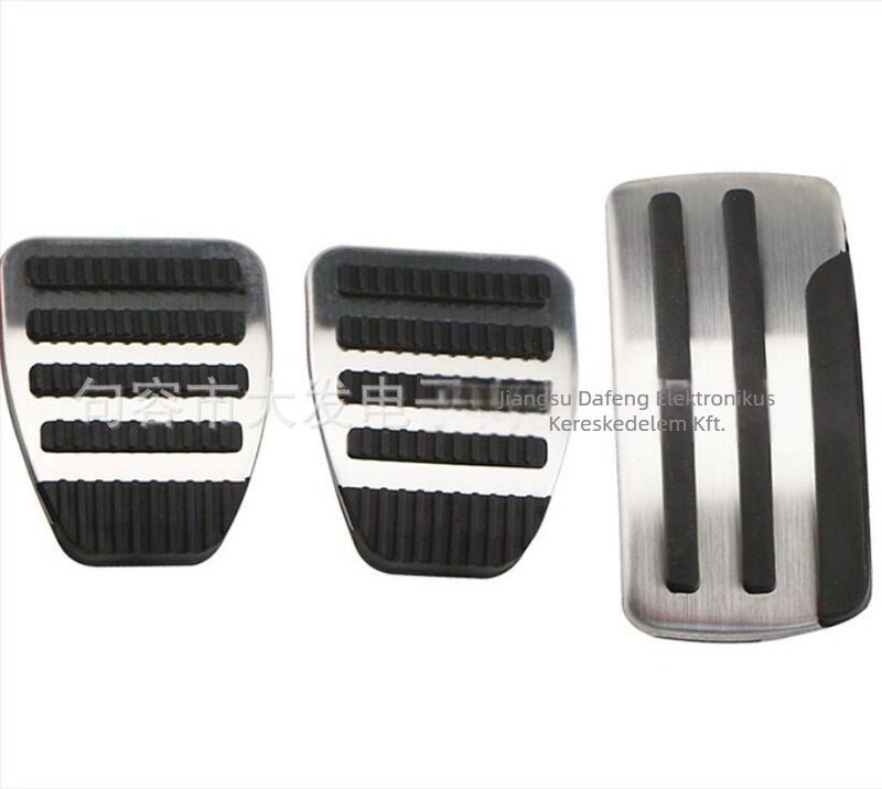 OEM rozsdamentes acél fék- és gázpedálok Nissan Qashqai (2008-2016), Teana és X-Trail (Qijun) – fúrás nélküli telepítés, automata váltóhoz