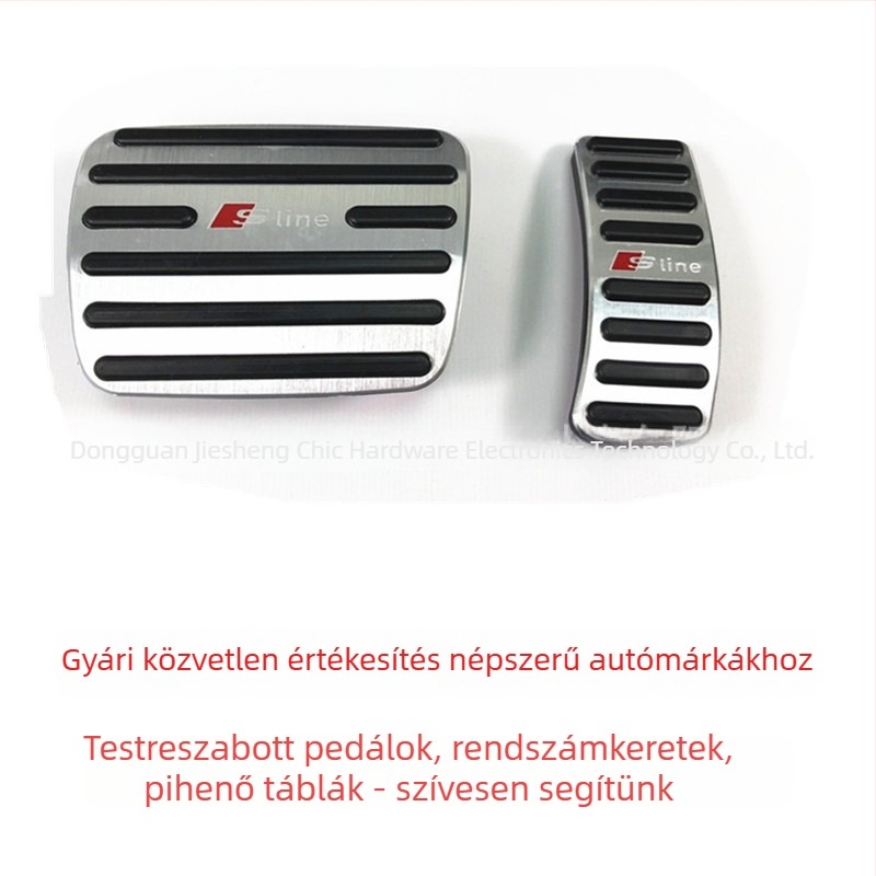 KINGRONGCHI alumínium ötvözet gázpedál Audihoz – testreszabható feldolgozás, kompatibilis automata váltóval