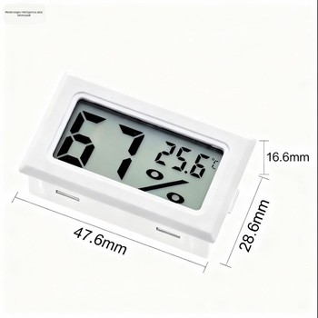 FY-11 / FY-12 beépített digitális hőmérséklet- és páratartalom-mérő, nagy pontosság, -50–70 °C, 0,1% RH