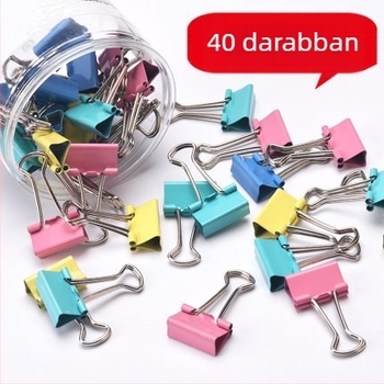 Akril klipsz dokumentumokhoz, fém kivitel, Márka 1