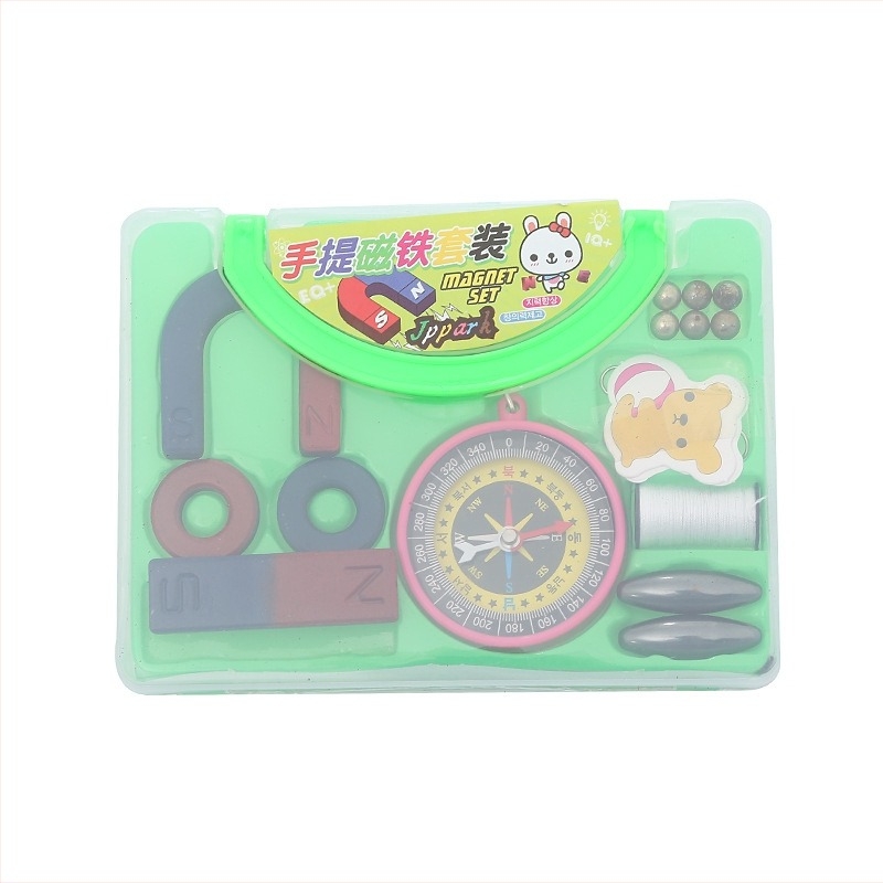 Általános iskolai mágneskísérlet-készlet DIY lehetőséggel – hordozható tudományos játék 7-14 éveseknek