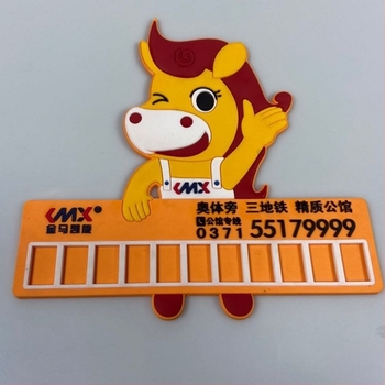 Mozgó parkolási tábla - PVC lágy gumi, modell 03-777, logónyomtatás elérhető, származás Wenzhou