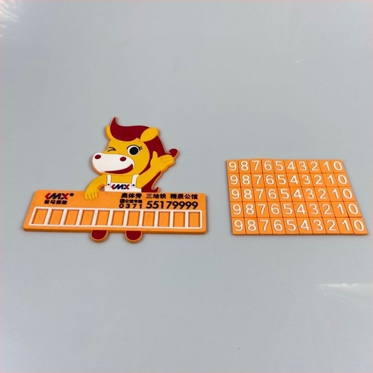 Mozgó parkolási tábla - PVC lágy gumi, modell 03-777, logónyomtatás elérhető, származás Wenzhou