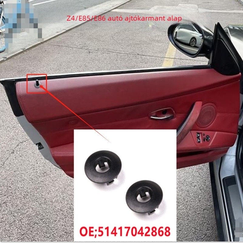 BMW Z4 E85/E86 központi zárgomb – ajtó alsó paneltakaró, műanyag (51417042868)