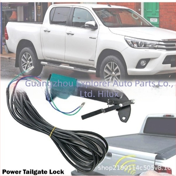 Toyota Hilux Revo hátsó ajtó központi zár, lopás elleni elektromos zár, testreszabás nélkül
