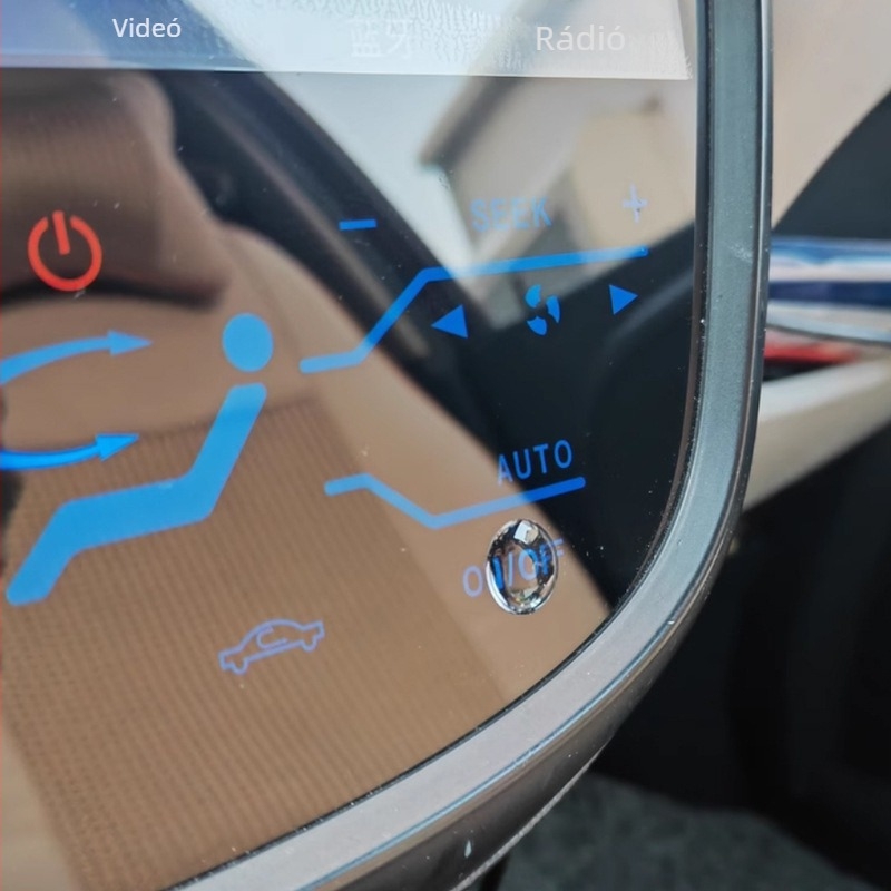 Tesla Model Y/Model 3 kormánykerék irányjelző gombjának kristályos matrica, belső dekoráció, öntapadó