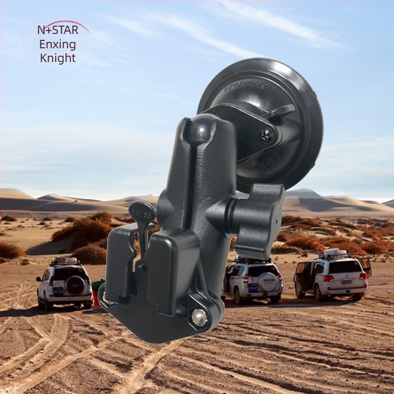 Autóba szerelhető tartó 9 cm-rel hosszabbító karral és 1 hüvelykes univerzális állítással; Mercy Knight márka, modell NPHA-9CM ARM; kompatibilis iPhone, iPad és iPod készülékekkel.