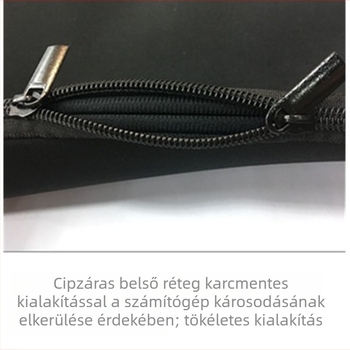 Neoprén védőtok dupla cipzárral Apple laptophoz és Huawei 13 hüvelykes tabletához