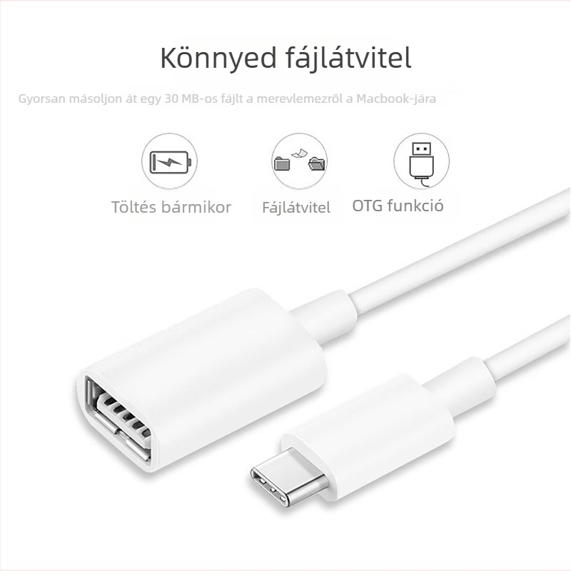 Apple Type-C OTG USB 3.0 adapter - USB meghajtó, billentyűzet és játékkontroller