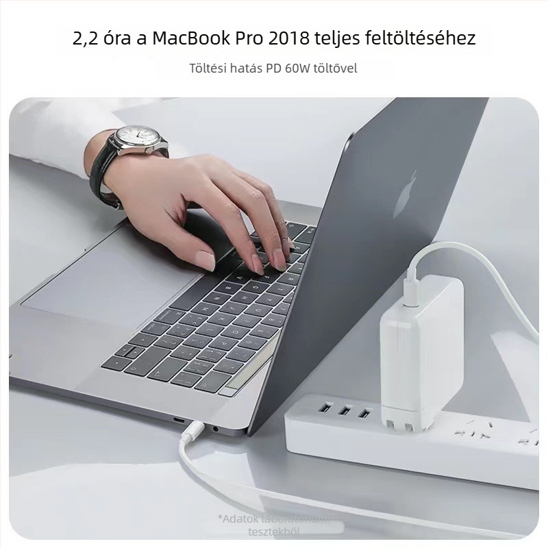 Lianpu Type-C-től Type-C-ig adat- és töltőkábel PD gyors töltéssel, 100 W, 1-2 m, fehér, telefonhoz, tabletához és laptophoz