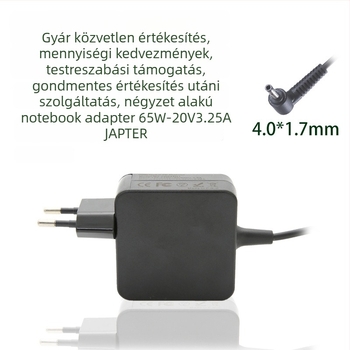 Laptop töltő 65W Lenovo Xiaoxin és Asus számára, 20V, 3.25A, 100-240V bemenet