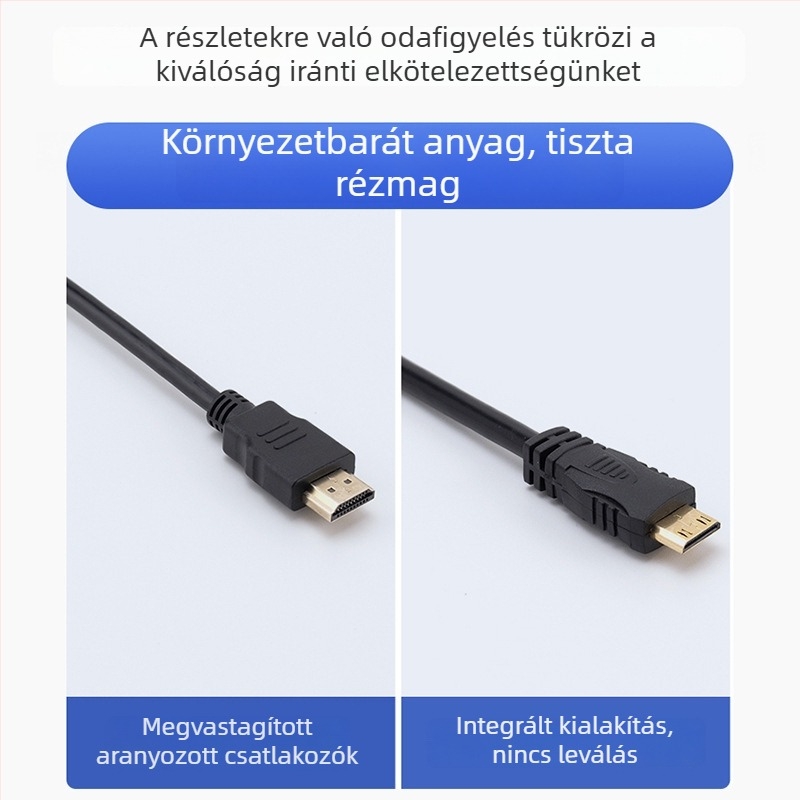 4K HDMI-Micro HDMI kábel kamerákhoz, tabletekhez és számítógépekhez