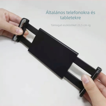 Tabletabázis 360° forogó csuklós tartóval, modell ALM-008, tömeg 80 g, kompatibilis iPad/iPhone generációkkal és iPod touch 2/3.