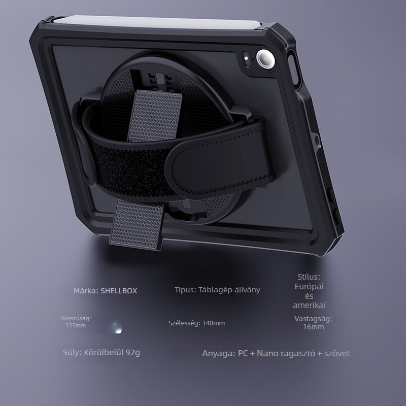 Forgó tabletállvány iPadhez, iPad Minihez és iPod touch (2. és 3. generáció) kompatibilis
