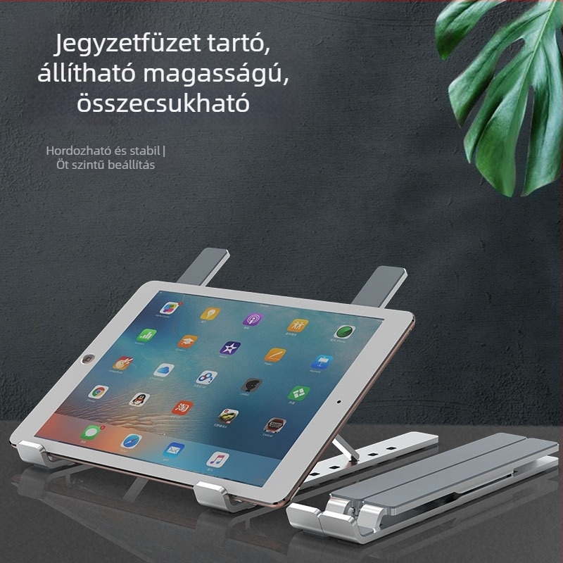 HYDUODUO Alumíniumötvözetből készült laptop-tartó, összecsukható, 200 g