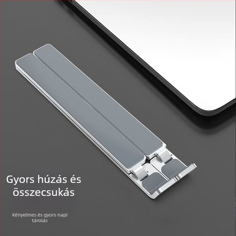 HYDUODUO Alumíniumötvözetből készült laptop-tartó, összecsukható, 200 g