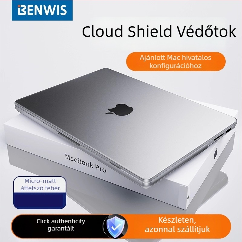 BENWIS védőtok MacBook Air 2025-höz, matt külső burkolat, MP-PPK