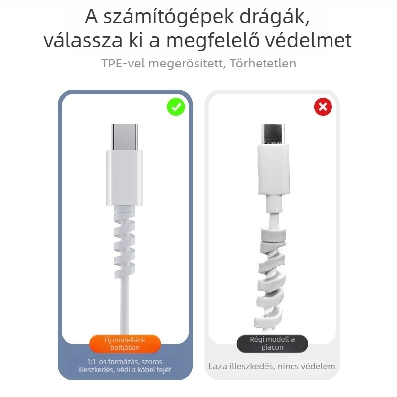 urkazf MacBook tápegység adapter védőhéja | Műanyag, Szilikon