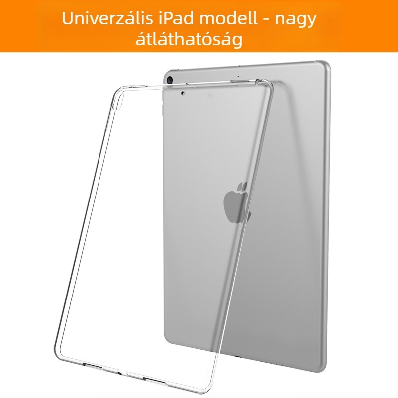 TPU-szilikon hátlapi védőtok iPadhez, univerzális kompatibilitás iPad mini, Air, Pro és egyéb modellek