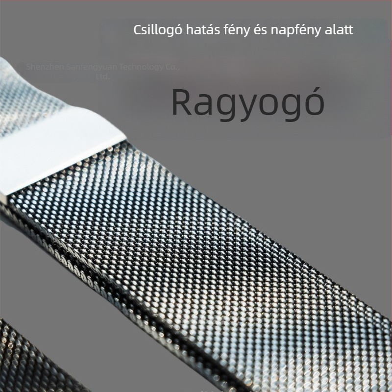 Apple Watch Milanese szíj CNC csatlakozóval, fémből készült szíj, mágneses csat, testreszabható interfész méret