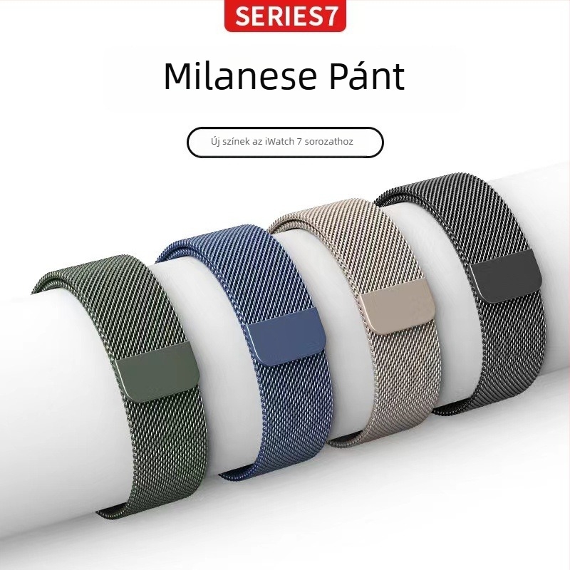 Yongluda Milanese fémszíj Apple Watch Series 7, 6/5/SE/4 – divat stílus