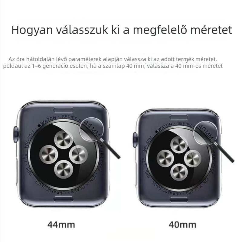 NM szilikon Apple Watch szíj — kompatibilis Apple Watchhoz, divatos stílus, csat