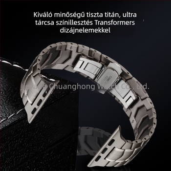 Apple Watch szíj – egy darabból álló titán és 304 rozsdamentes acél