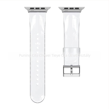 Átlátszó TPU szíj az Apple Watchhoz 1. generáció/SE, 20mm/22mm