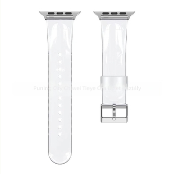 Átlátszó TPU szíj az Apple Watchhoz 1. generáció/SE, 20mm/22mm