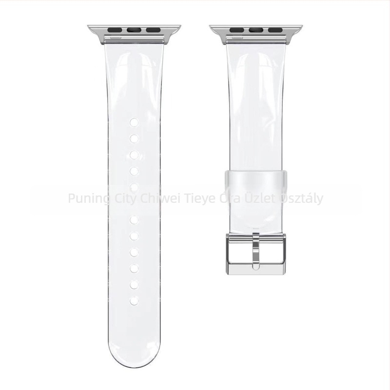 Átlátszó TPU szíj az Apple Watchhoz 1. generáció/SE, 20mm/22mm