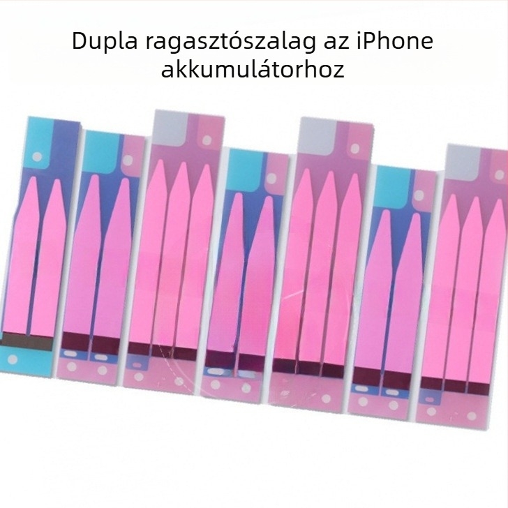 Kétoldalas ragasztócsík akkumulátorhoz, nyújtható hátlappal, kijelzővédőkhöz iPhone 7/11/12/13/14/15