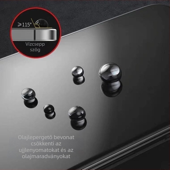 Edzett üveg kijelzővédő iPhone 17 Pro Max számára – Corning Gorilla Glass, HD tisztaság