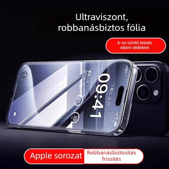 Cosin edzett üveg képernyővédő iPhone 14 Plus és iPhone 13 Pro Max számára — teljes képernyőfedés, ütésállóság, anti-reflexiós, anti-ujjlenyomat, HD