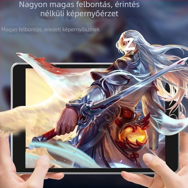 iPad edzett üveg kijelzővédő 9–5 generációhoz, HD tisztaság, ujjlenyomat-mentes, kékfény elleni védelem