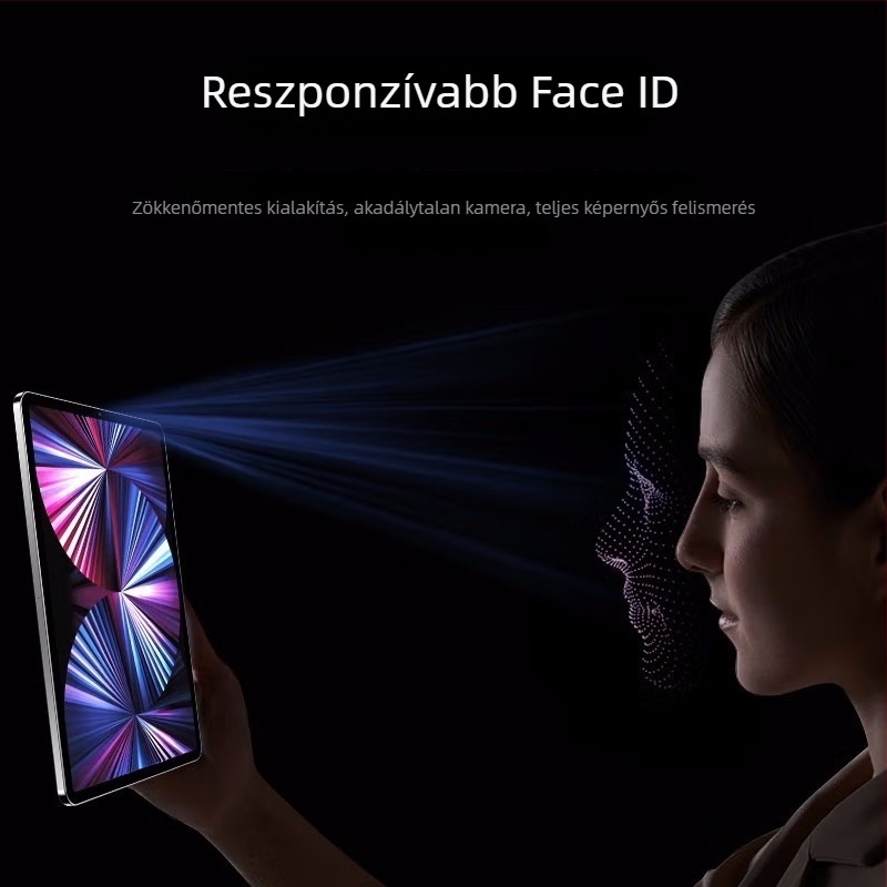 Hőkezelt üveg kijelzővédő iPad 10. generációhoz, Air 5, Pro 11, Air 4, Mini 6 és Pro 12.9 – HD, robbanásbiztos, ujjlenyomat-mentes előlapú fólia