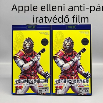 Blacksmith edzett üveg anti-peep képernyővédő Apple iPhone-hoz