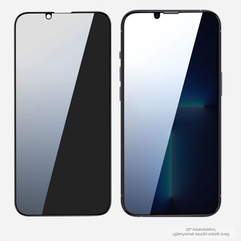 HD edzett üveg képernyővédő anti-peep funkcióval iPhone 14 Pro / 13 Pro Max