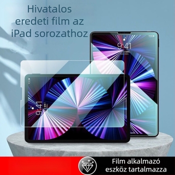 Edzett üveg kijelzővédő iPad Air 5-höz – teljes fedés, HD, anti-ujjlenyomat, anti-kék fény