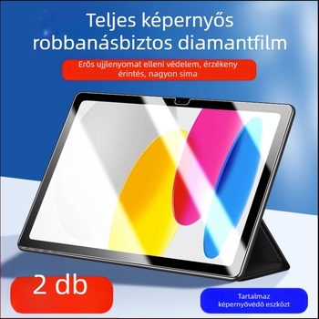 Ütésálló üvegből készült kijelzővédő iPadhez, HD tisztaság, anti-kékfény, kompatibilis az iPaddal