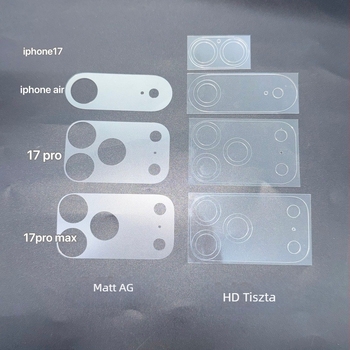 Kamera lencséjének védőfilje matt felülettel, iPhone 17 Pro Max