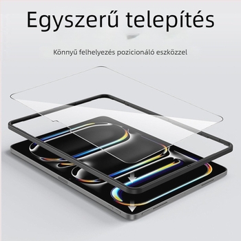 Edzett üveg képernyővédő iPad Air 7-hez – HD tisztaság, karcolásállóság, ujjlenyomat-mentes, elülső fólia, magas alumínium tartalmú üveg