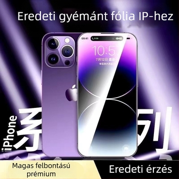 iPhone 17 sorozathoz teljes képernyős edzett üveg kijelzővédő, magánélet-védelem, anti-ujjlenyomat, anti-kék fény, HD, porálló