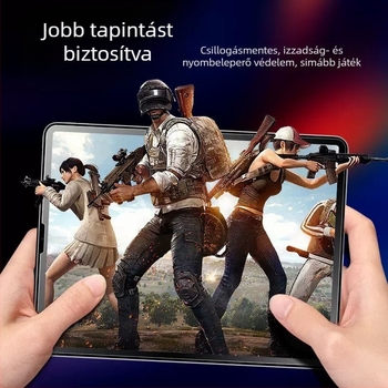 Edzett üveg előlapi képernyővédő az iPad Air 2025-höz, matt felület, HD élesség, anti-ujjlenyomat